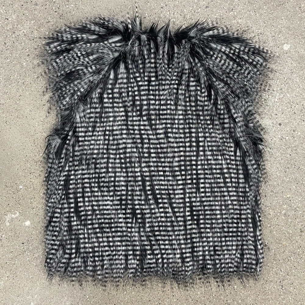 BCBG Faux Feather Jacket/Vest size XS/S - Picture 5 of 11